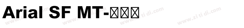Arial SF MT字体转换